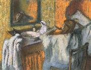 Edgar Degas Woman at her toilette oil painting reproduction